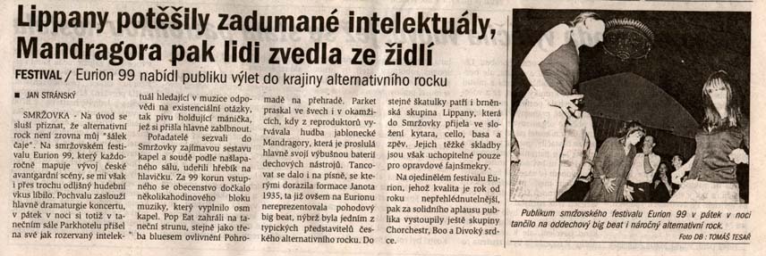 Denk Jablonecka, 16.8 1999