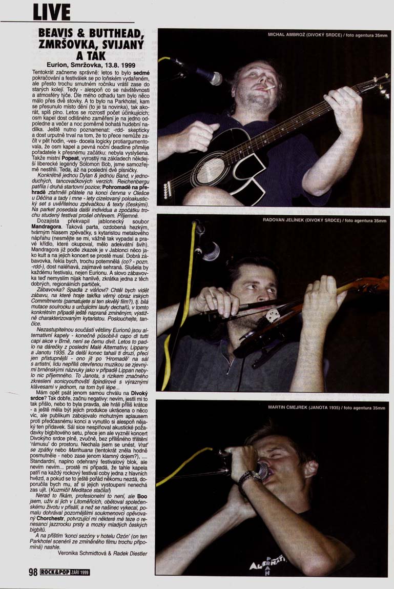 Rock & Pop, září 1999